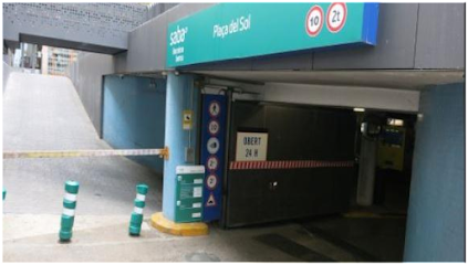 Parking Bamsa Plaça del Sol by Saba | Parking Barato en Barcelona